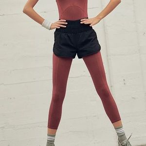 free people movement high waisted shorts